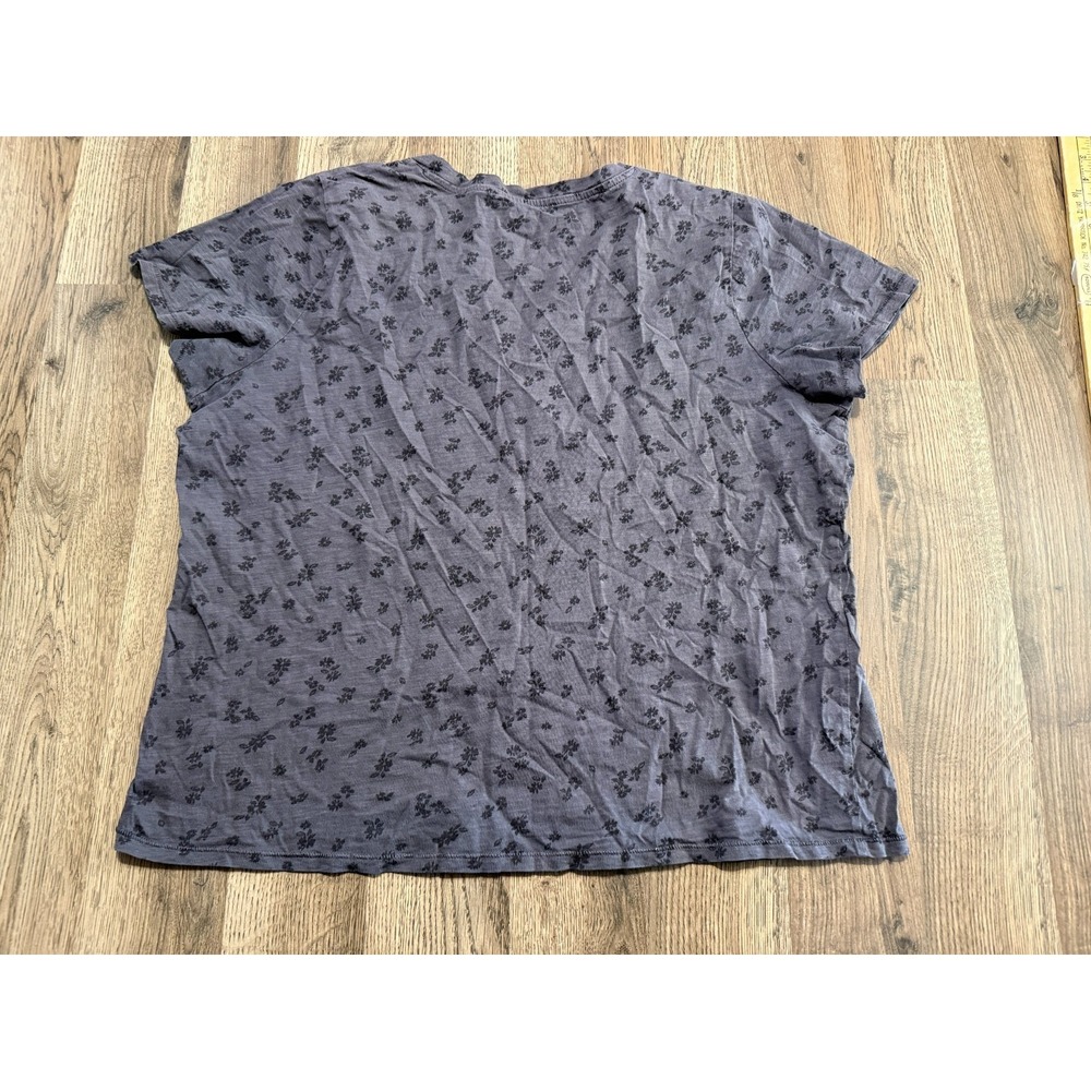 Sonoma Shirts Women's Size Extra Large Gray Short Sleeve V-Neck The Everyday Tee - Picture 4 of 8